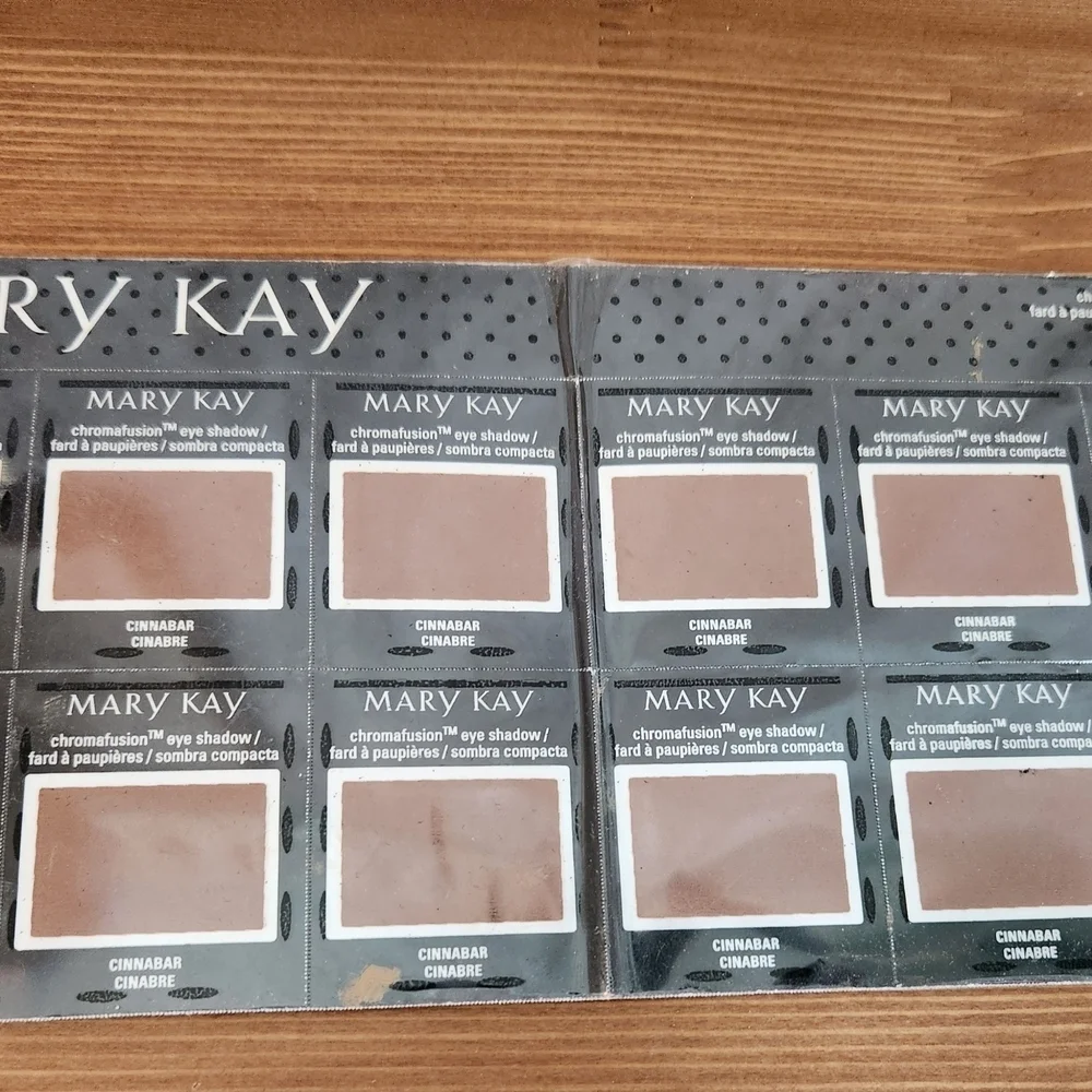 Mary Kay Eye Shadow Blush Samples Shiny Penny Golden Copper Cinnabar Travel Bag